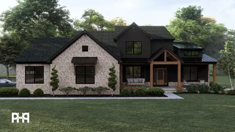 The Weller house plan, exterior view 1